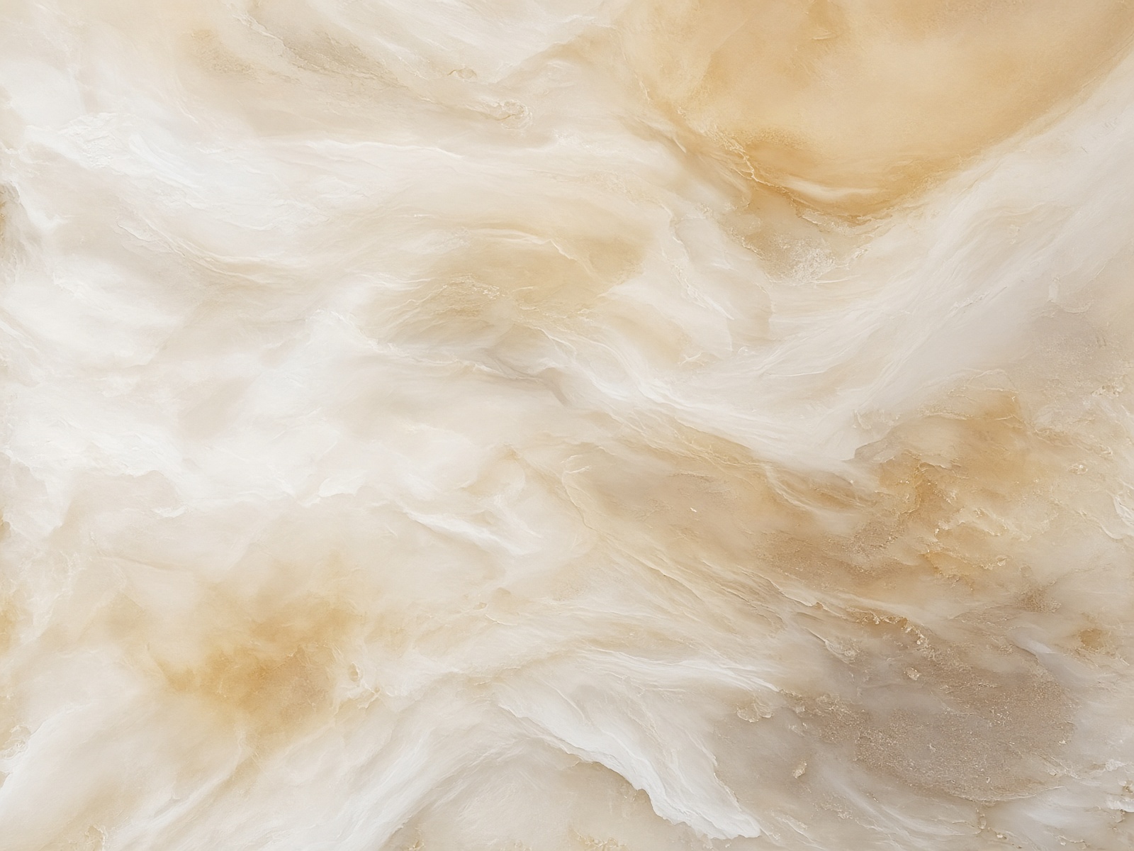 Torquay quartz — Warm cream, soft clouds